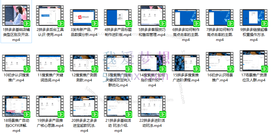 拼多多新手开店运营实操课程