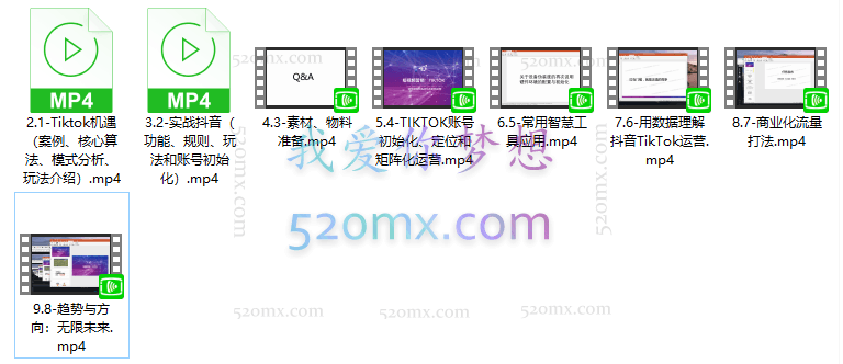 抖音TIKTOK短视频基础训练营