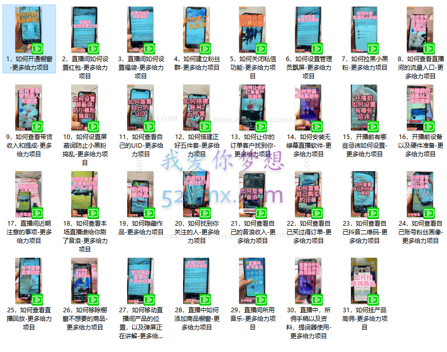 2022年涨粉新玩法:涨粉36招+橱窗开通+账号运营(57节视频课)