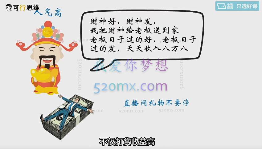 抖音快手财神爷AI智能直播间