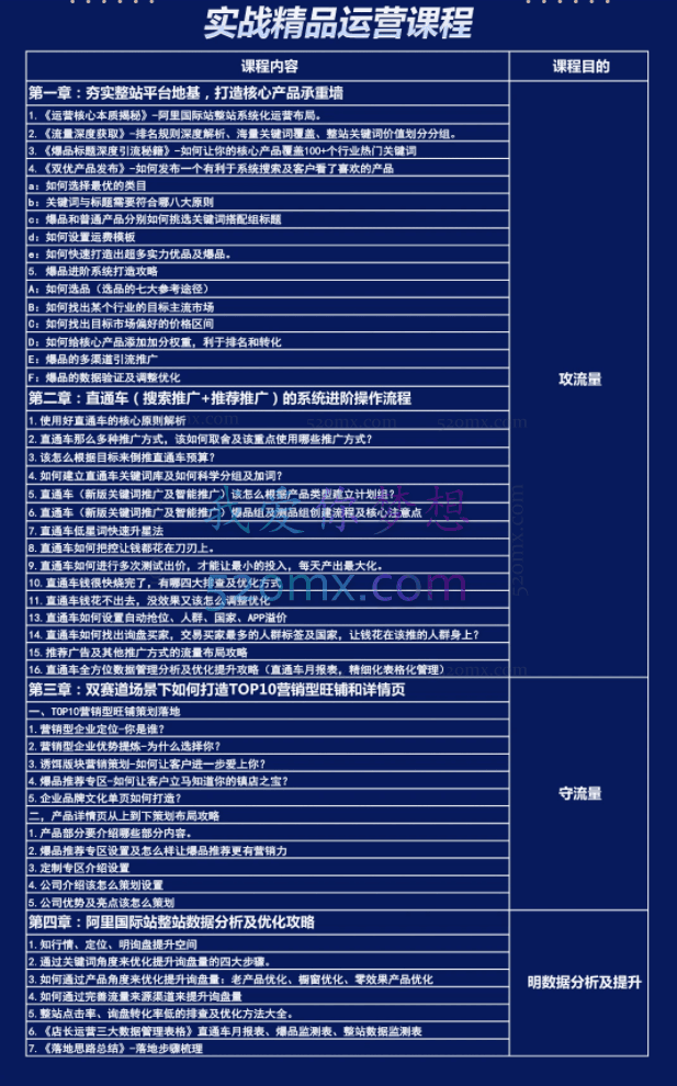 《王牌运营官》阿里巴巴国际站高级进阶系统运营精品课程