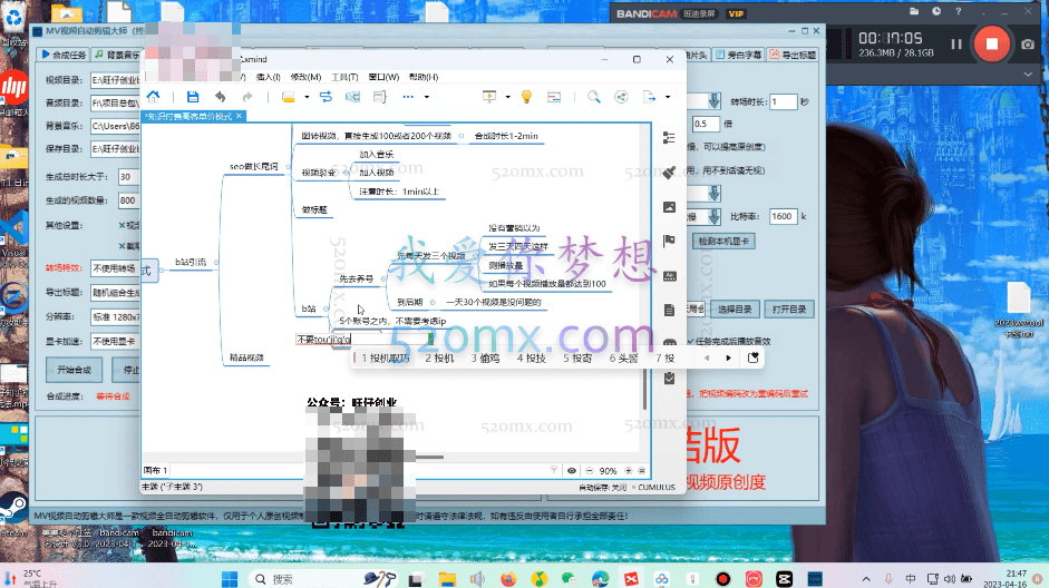 b站最新引流方法,暴力SEO引流玩法,简单无脑,一天可以量产几百个视频(附带软件)