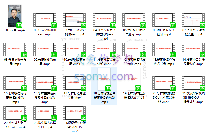 丹迁·短视频SEO实操课，帮助你从短视频SEO小白变高手