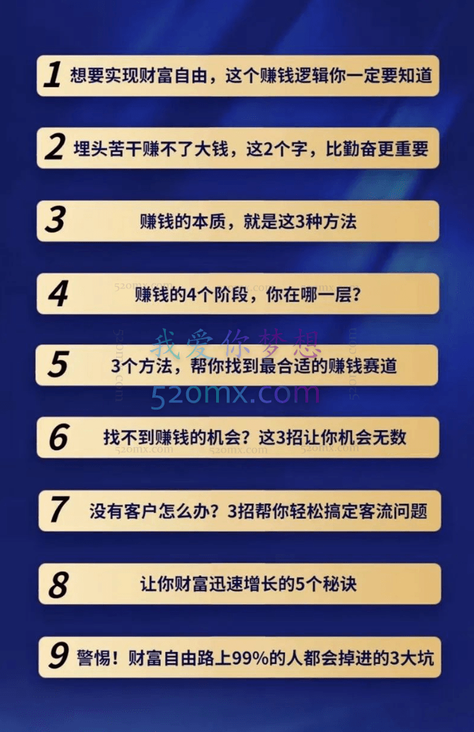 晚晴 人人都能复制的爆款财富创富课