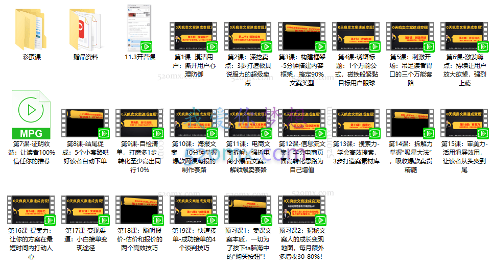 30天疯卖文案速成变现营,0基础玩透爆卖文案捞金术!