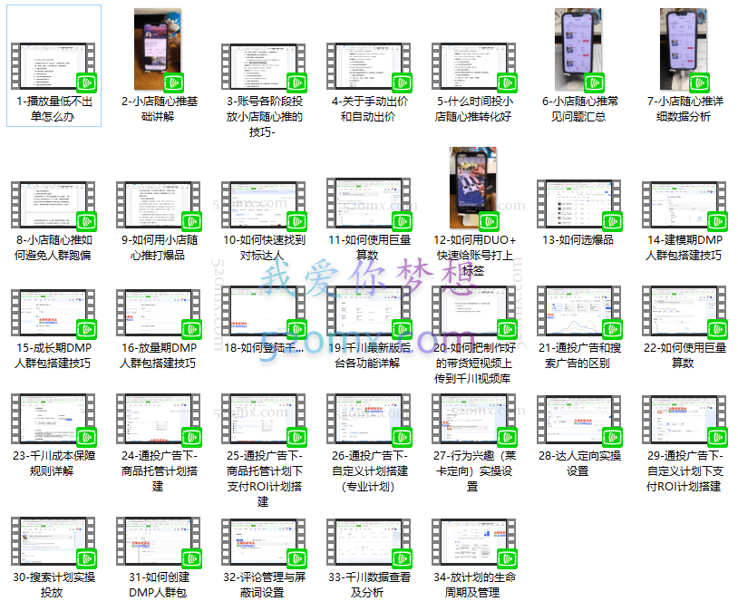 短视频带货随心推+千川实操投放,带你从0到1快速起步,随心推核心投放+千川提升投产