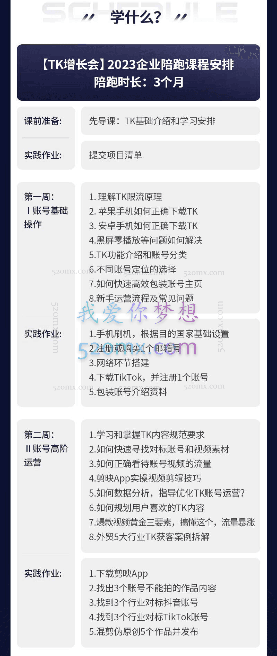 TIKTOK全方位通关专项企业陪跑【第三期】