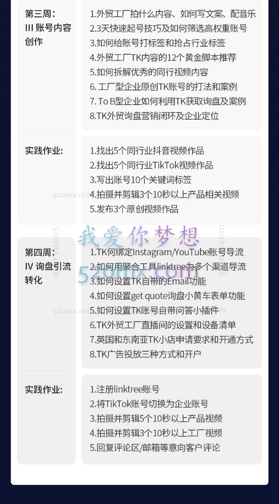 TIKTOK全方位通关专项企业陪跑【第三期】