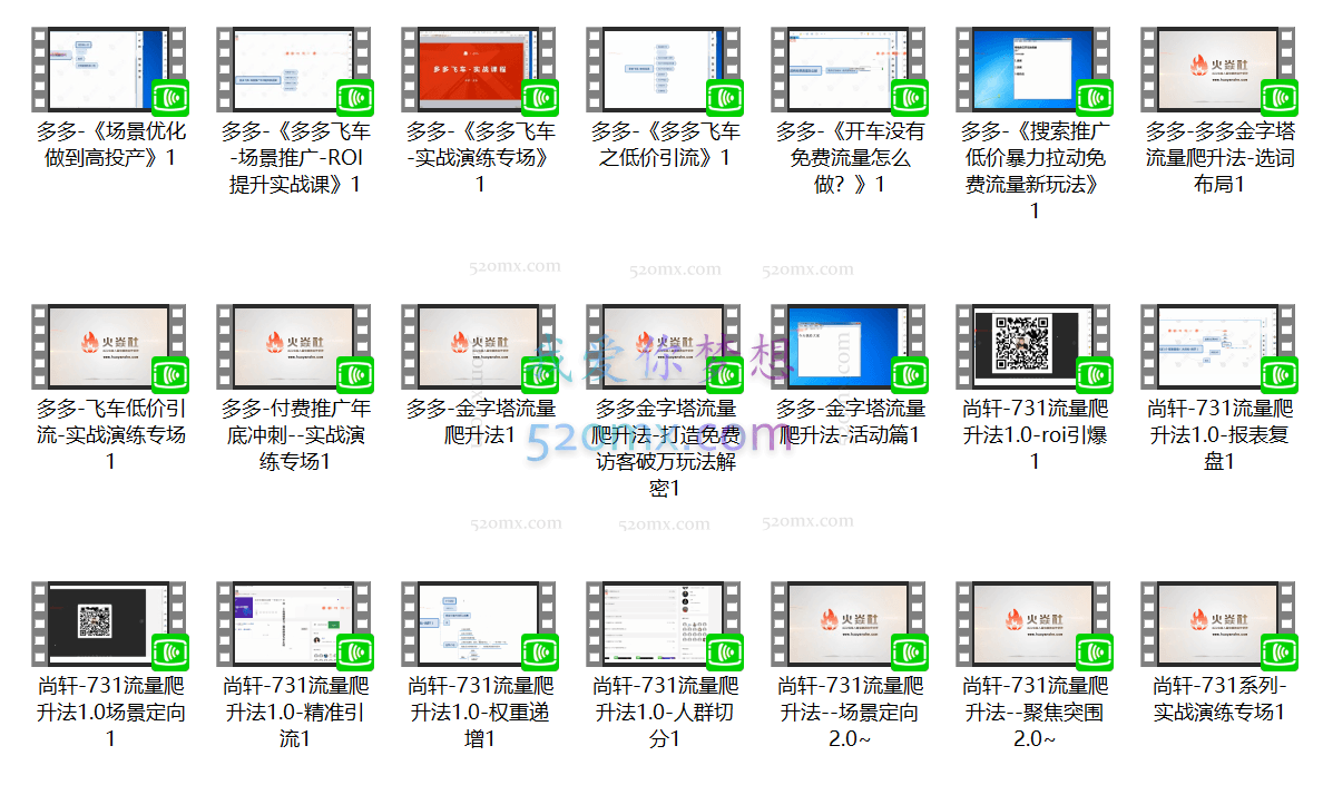 火焱社拼多多运营课程