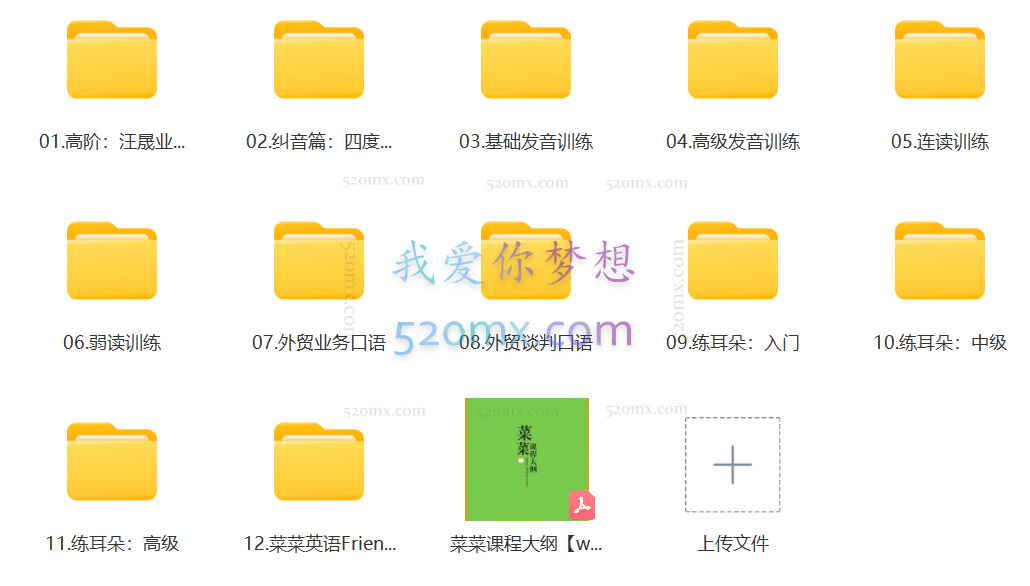 菜菜汪晟口语课2.0
