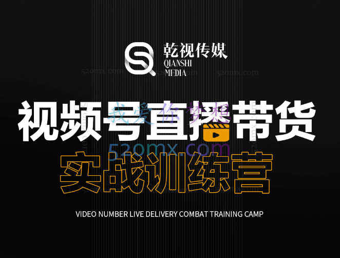 乾视电商:视频号线性逻辑起号课程