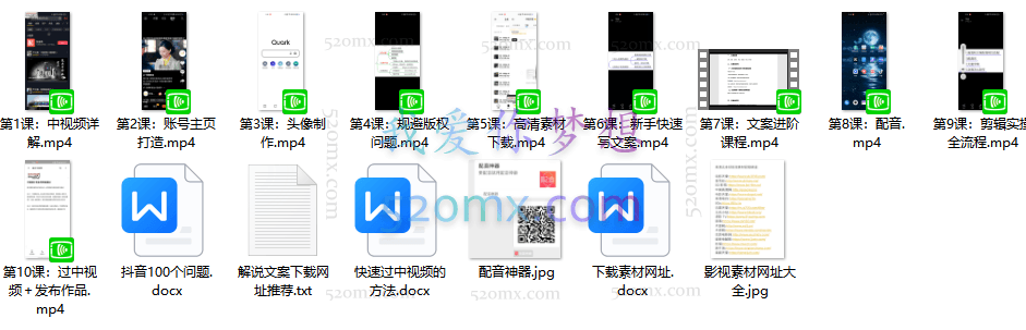 中视频课程分享