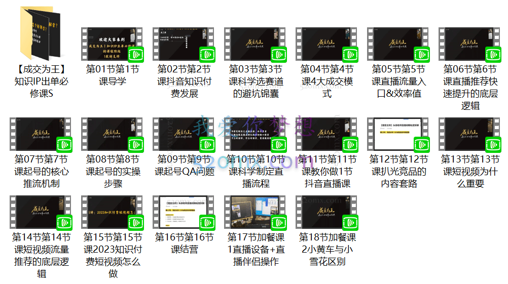 【成交为王】知识IP出单必修课