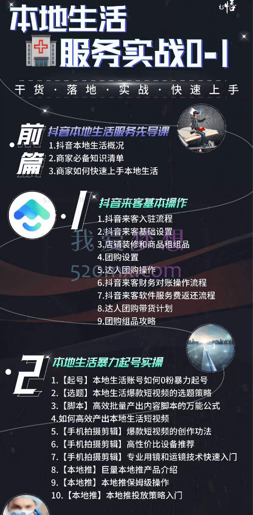 抖音本地生活健康垂类0-1