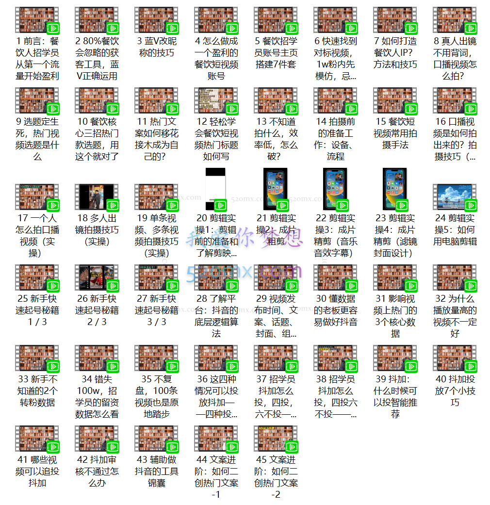 一餐饮人轻松招学员落地实操课