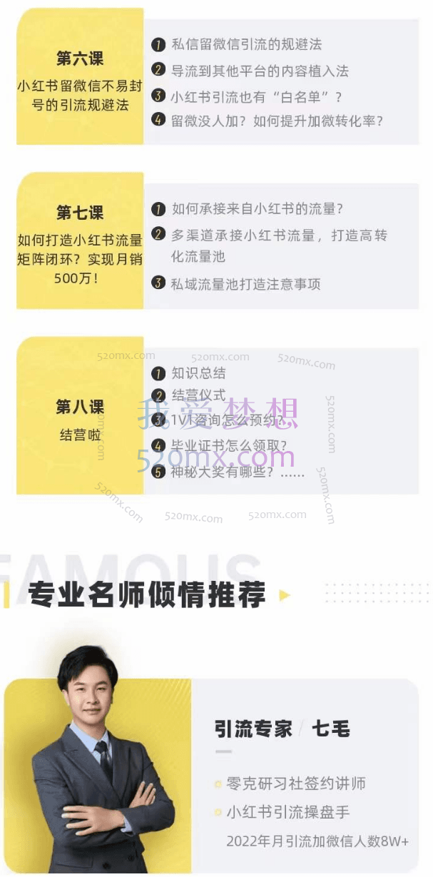 小红书引流训练营第五期,月销500万引流方法论