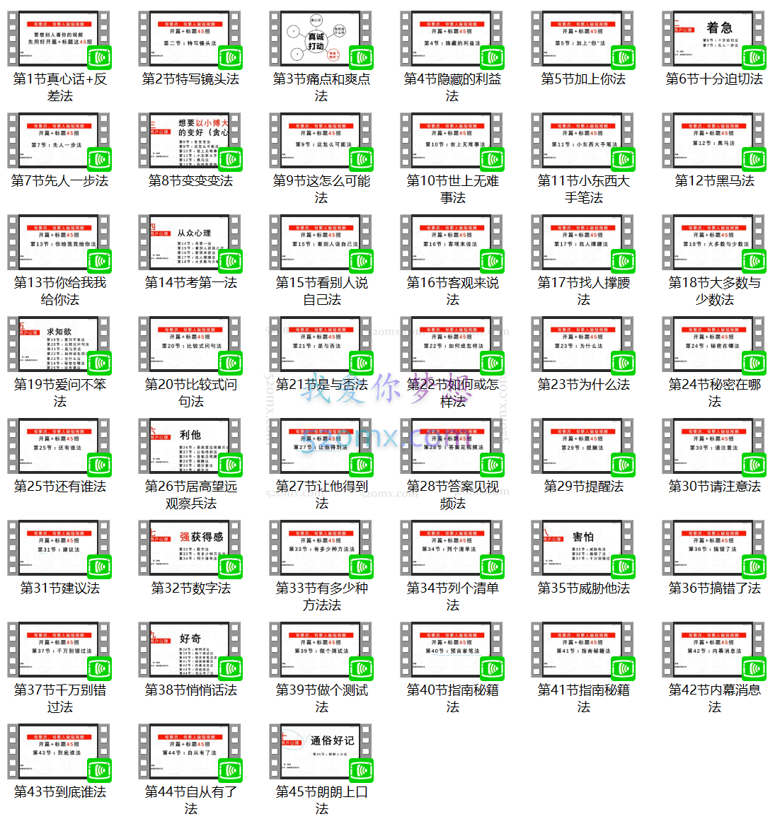 秦秦《母婴店母婴人做短视频开篇+标题45招》