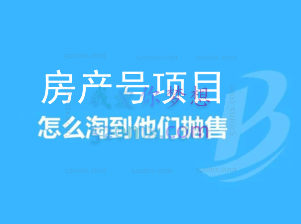 小淘:房产号项目