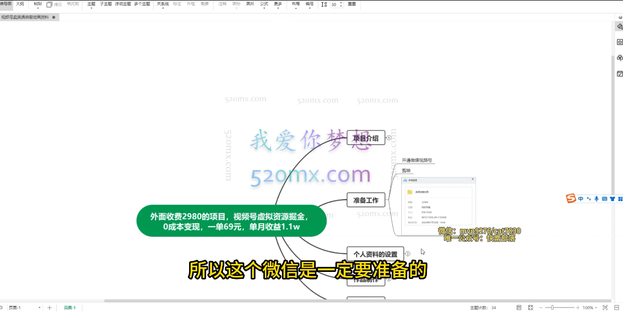 视频号虚拟资源掘金，0成本变现，一单69元，单月收益1.1w