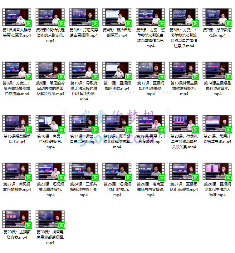 诸葛老王抖音电商30天陪跑营,独创抖音直播天龙八部体系