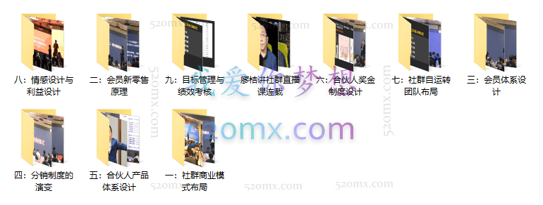 廖桔讲社群线下课程录播全集
