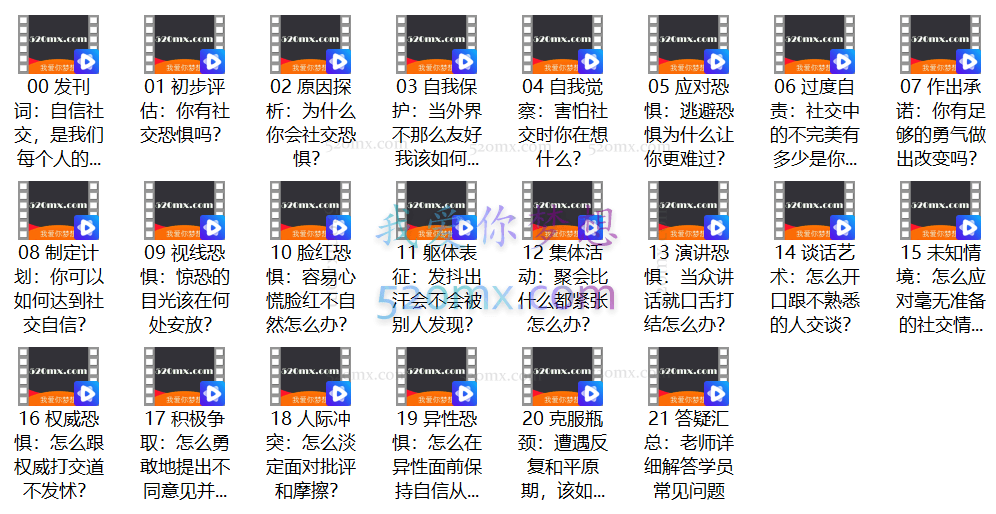 施承孙:21堂课告别社交恐惧拥有自信社交,接纳承诺疗法森田疗法