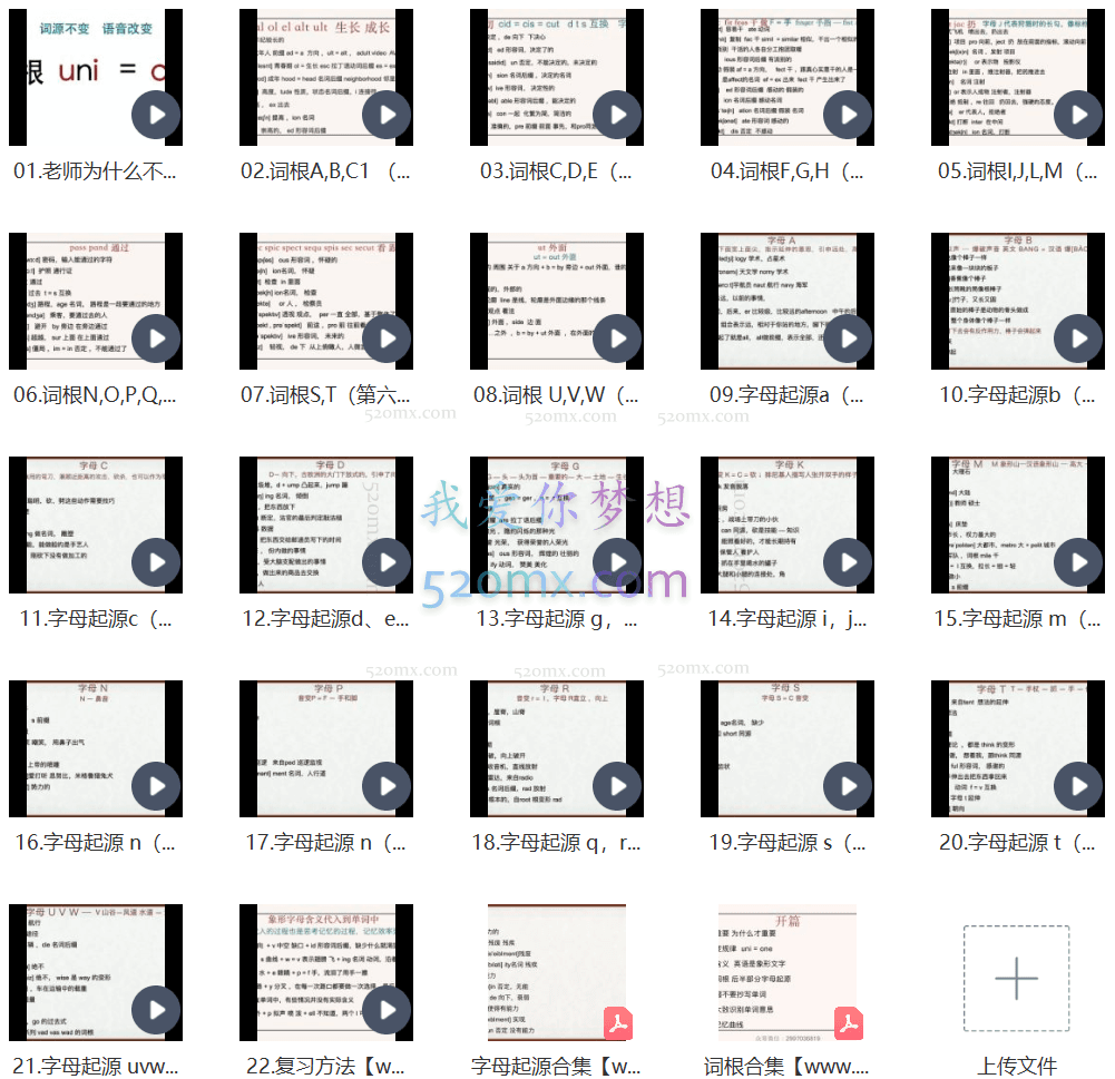 一堂上瘾的单词课6000词频内拆解词根单词课