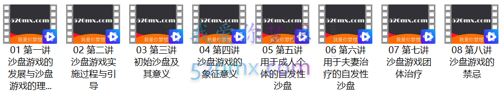 手把手教你沙盘游戏治疗理论与实操精品班微课8讲录音+课件PDF