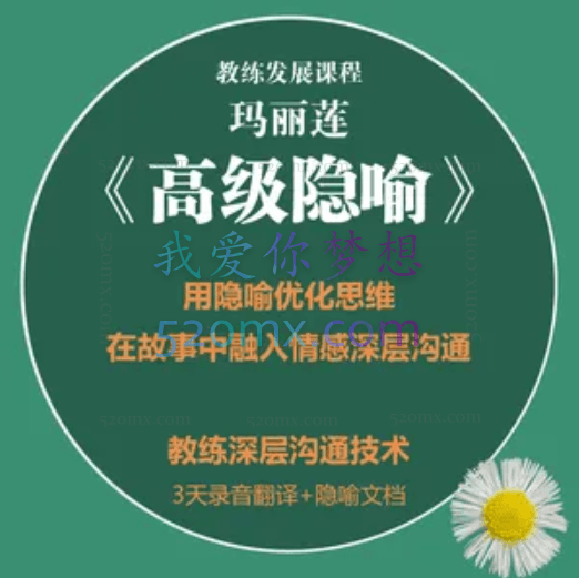 玛丽莲.阿特金森:埃里克森式催眠-高级隐喻
