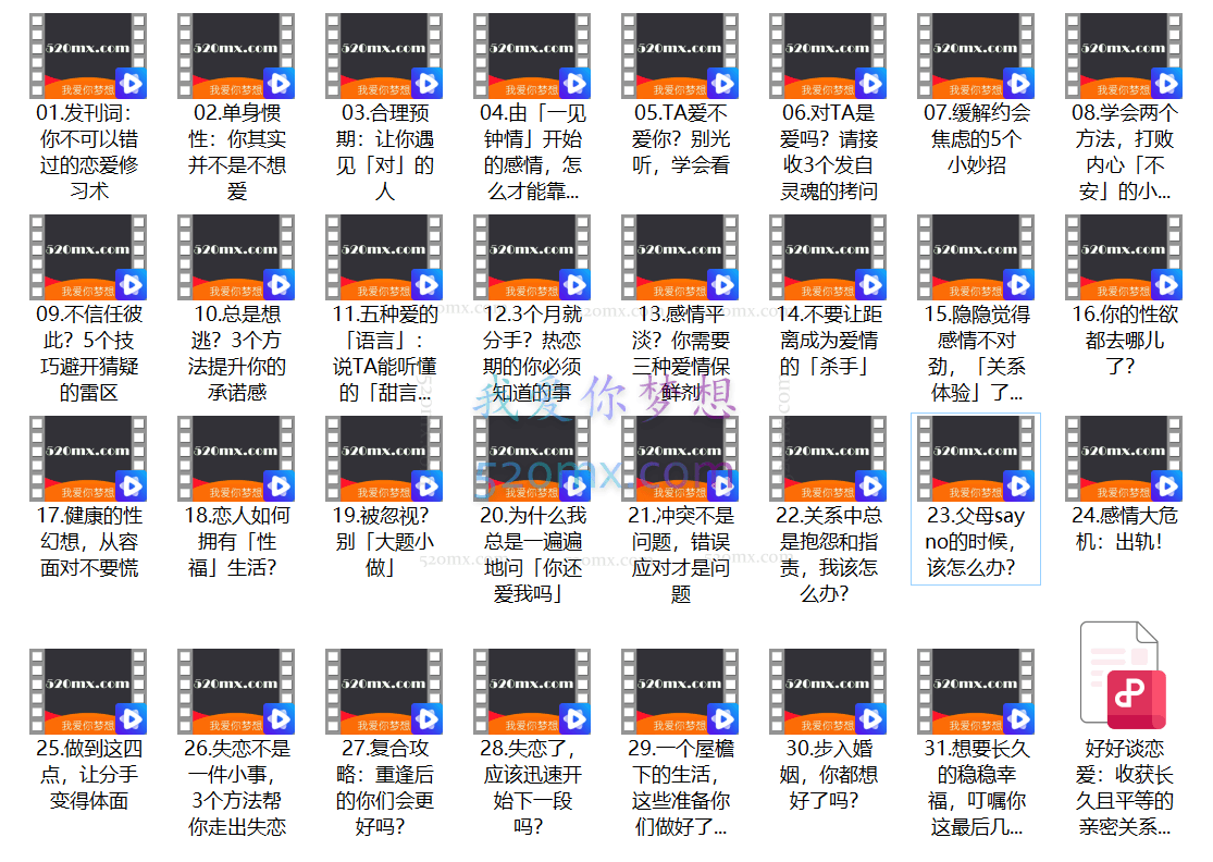 好好谈恋爱：收获长久且平等的亲密关系收获甜蜜爱情音频课程30讲