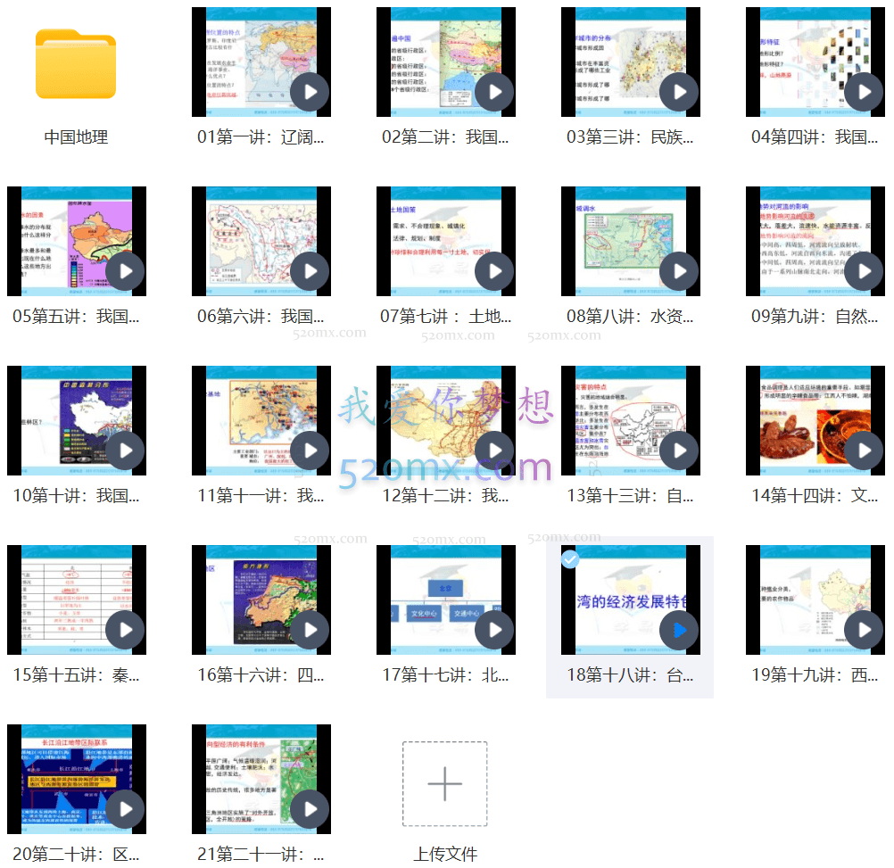 杨晓松-学科网微课堂初中中国地理专题