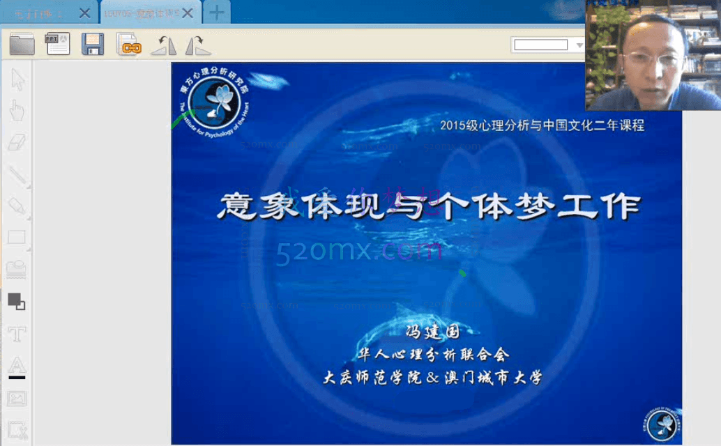 梦的工作与意象体现技术 网络课程视频申荷永 #2