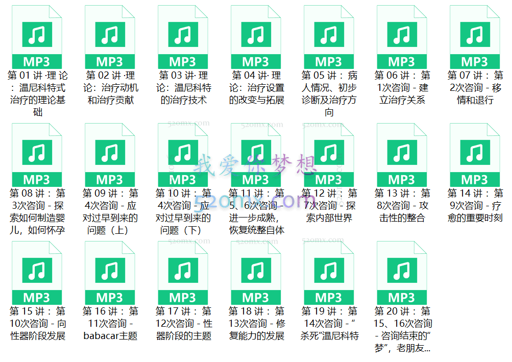 赵丞智：一起遇见温尼科特20节系列课