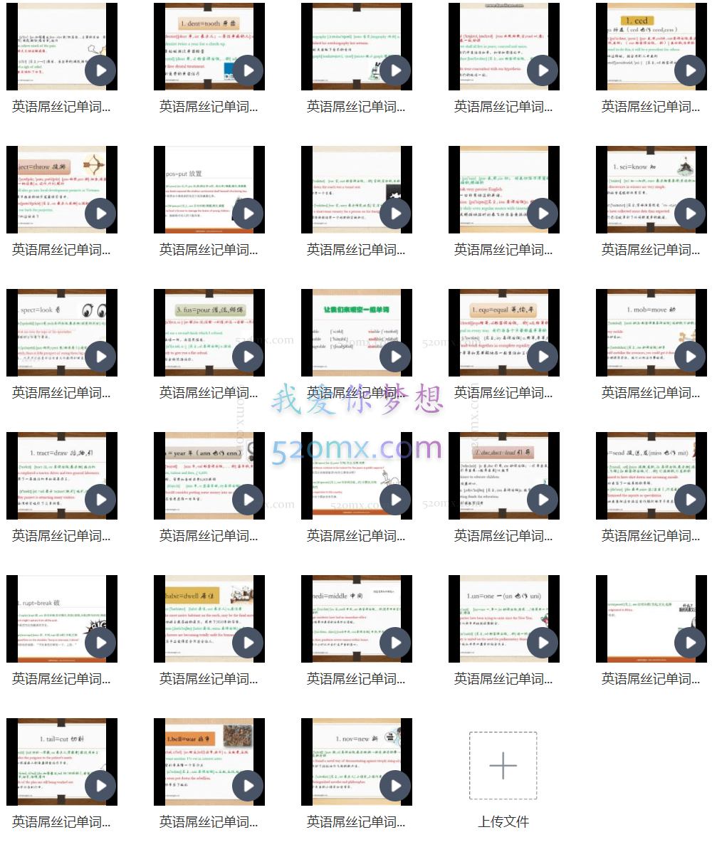 【易口说英语Jagger老师】英语屌丝记单词套装