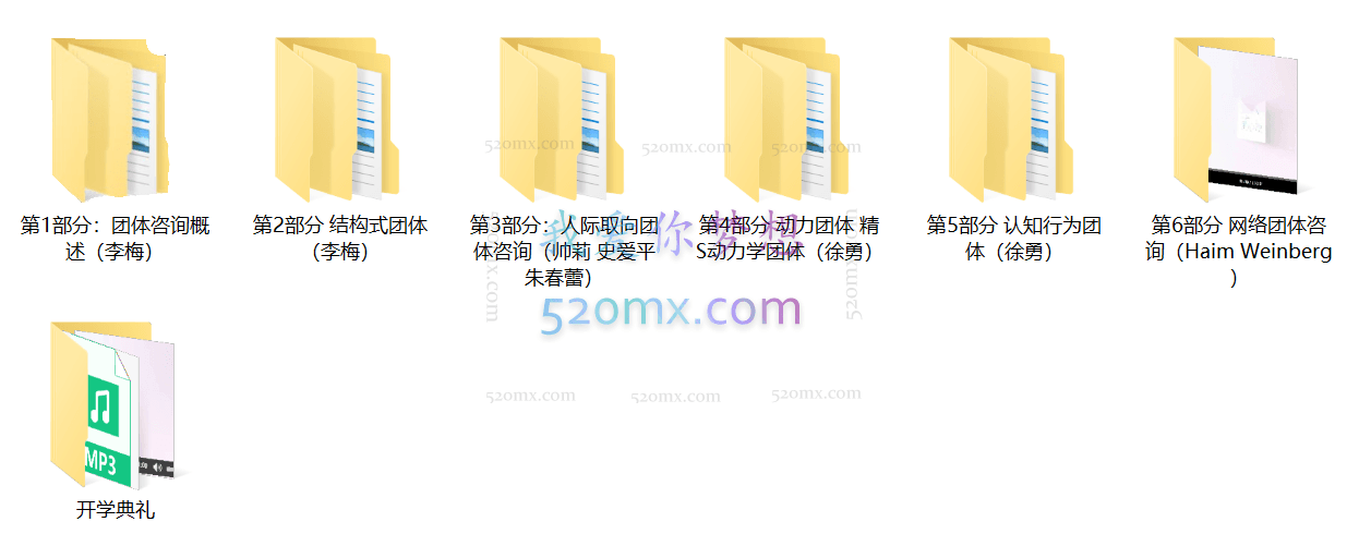 李梅：团体心理咨询与治疗实操，技术分解及应用 权威师资 60+课时140节高清视频完整版