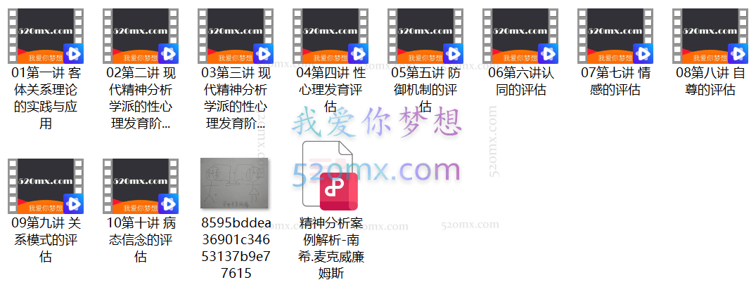 李鸣:精神分析初始访谈中的评估,初步动力学诊断 精神分析入门微课10讲录音