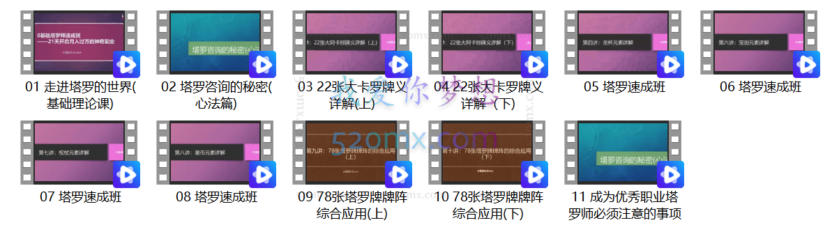 0基础塔罗师速成班