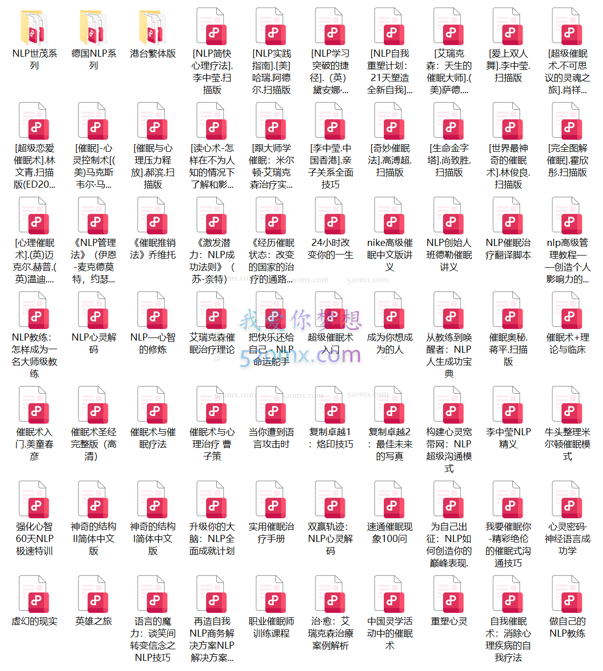 NLP催眠电子书合辑