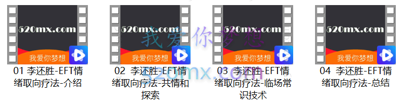 李还胜:EFT情绪取向疗法微课四讲