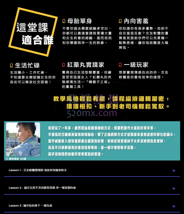 AMG台灣男性社交交友约会吸引力自信教學顾问:《一級玩家》 #2