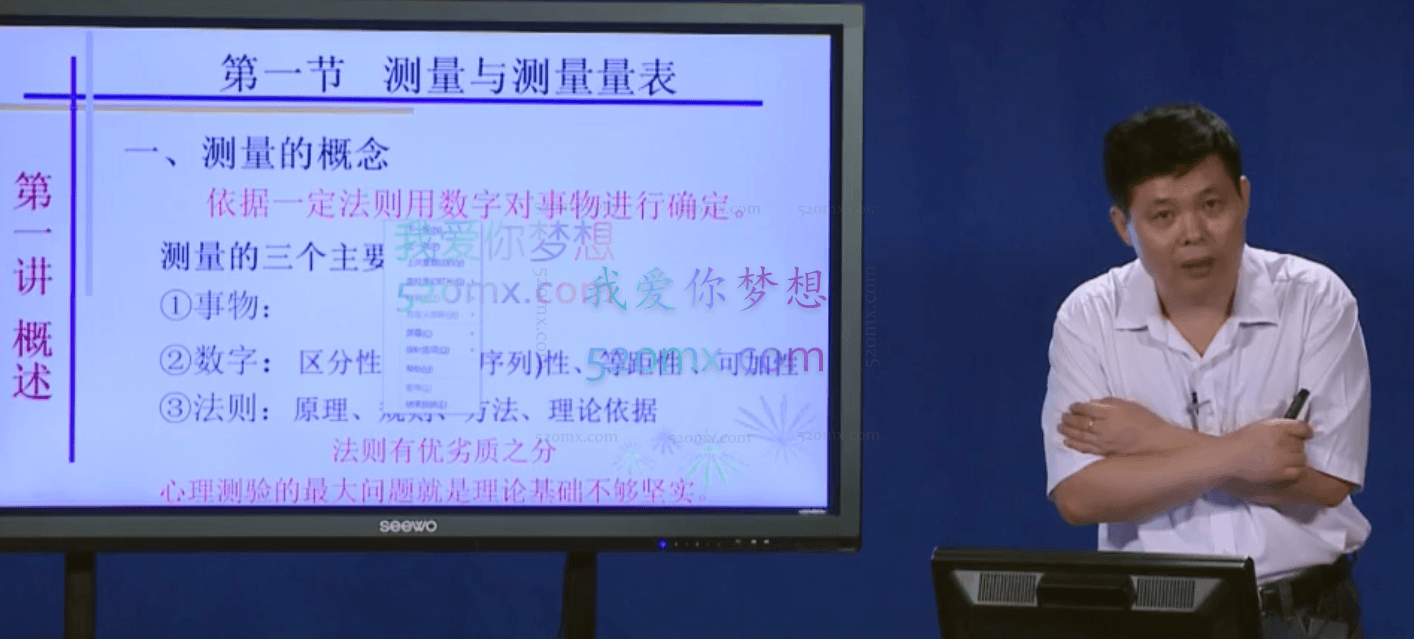 南方医科大学研究生课程《心理测量与心理治疗》