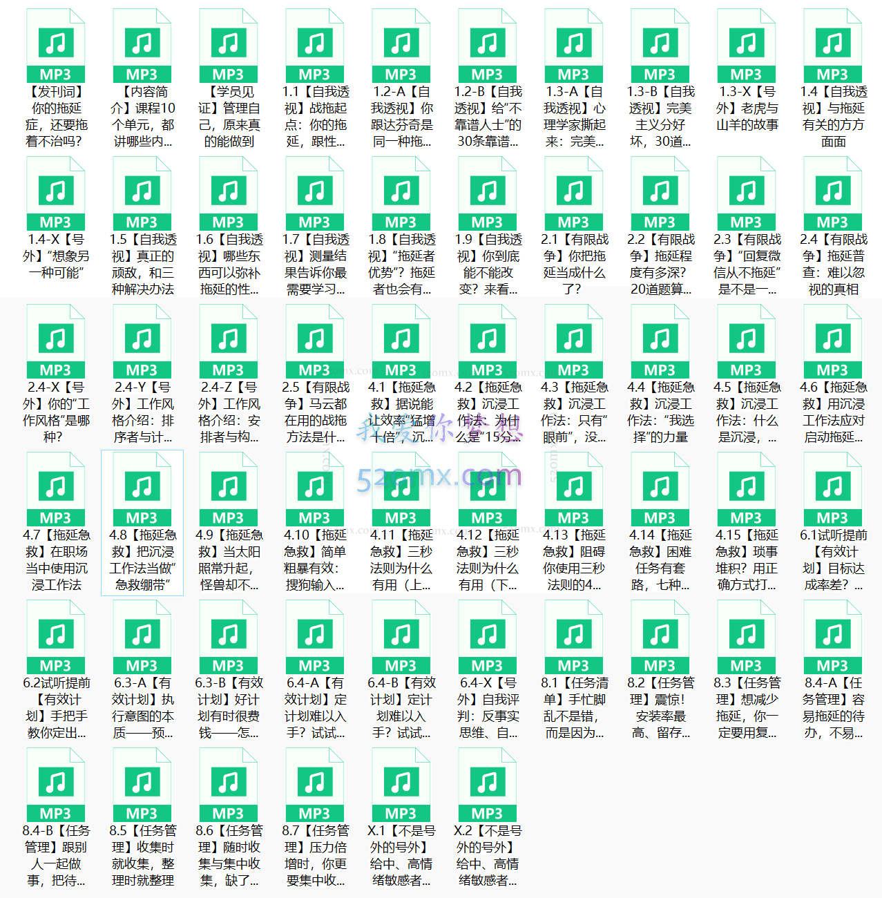 战胜拖延症:你的认知需要大换血 音频课程