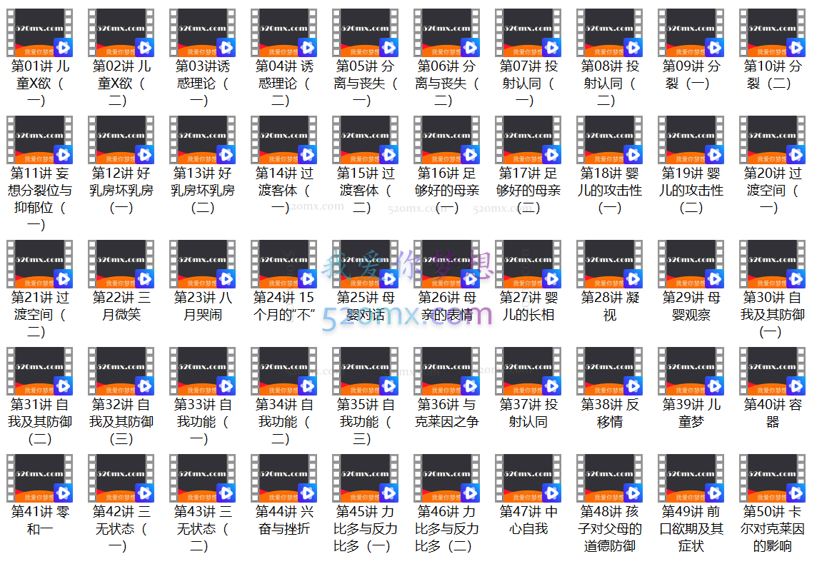 施琪嘉：全年课50讲  详解精分十巨匠，学习儿童精分系统课音频+文字稿