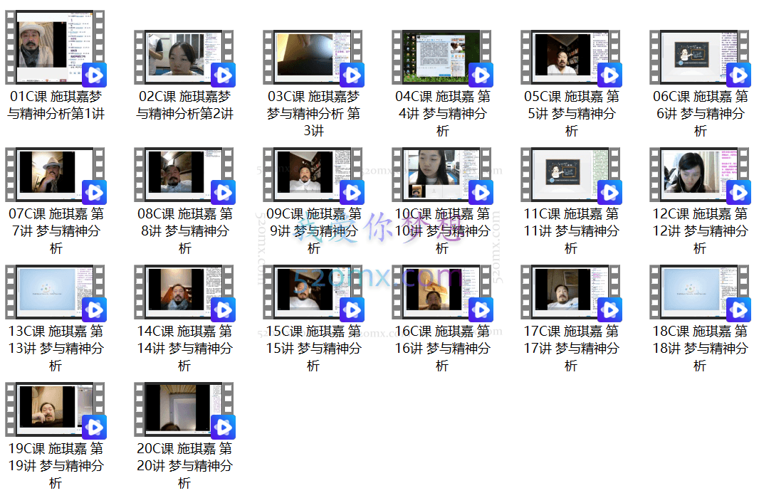 施琪嘉:梦与精神分析案例实操