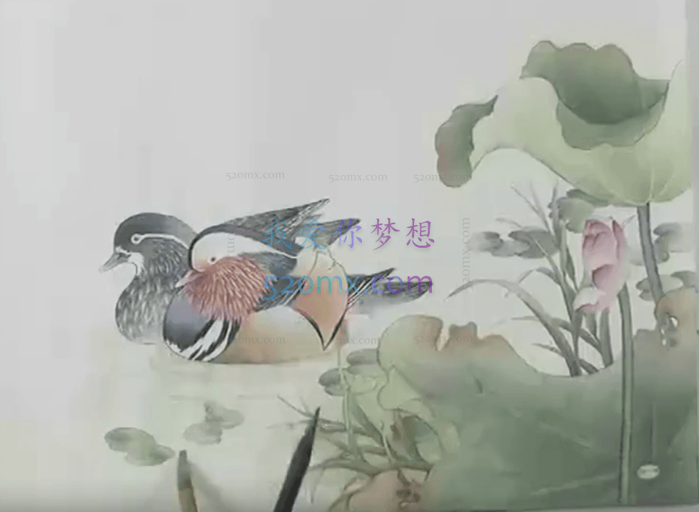 工笔画技法从入门到精通DVD教学版