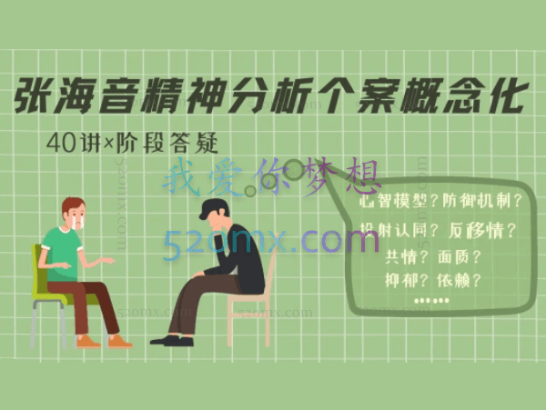 张海音:中国咨询师常见的20种咨询僵局 微课40讲录音+课件