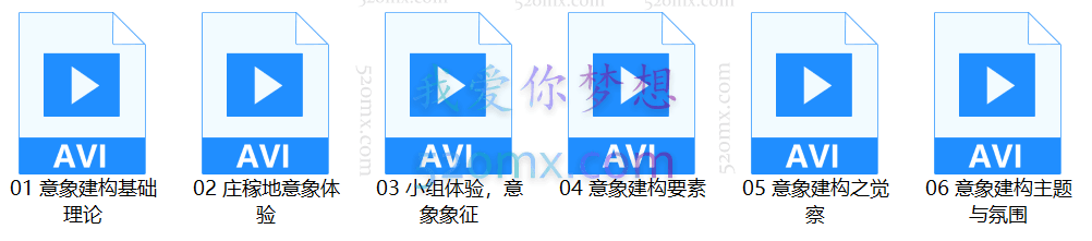 邱祥建:意象建构1阶 网络课程 视频+音频