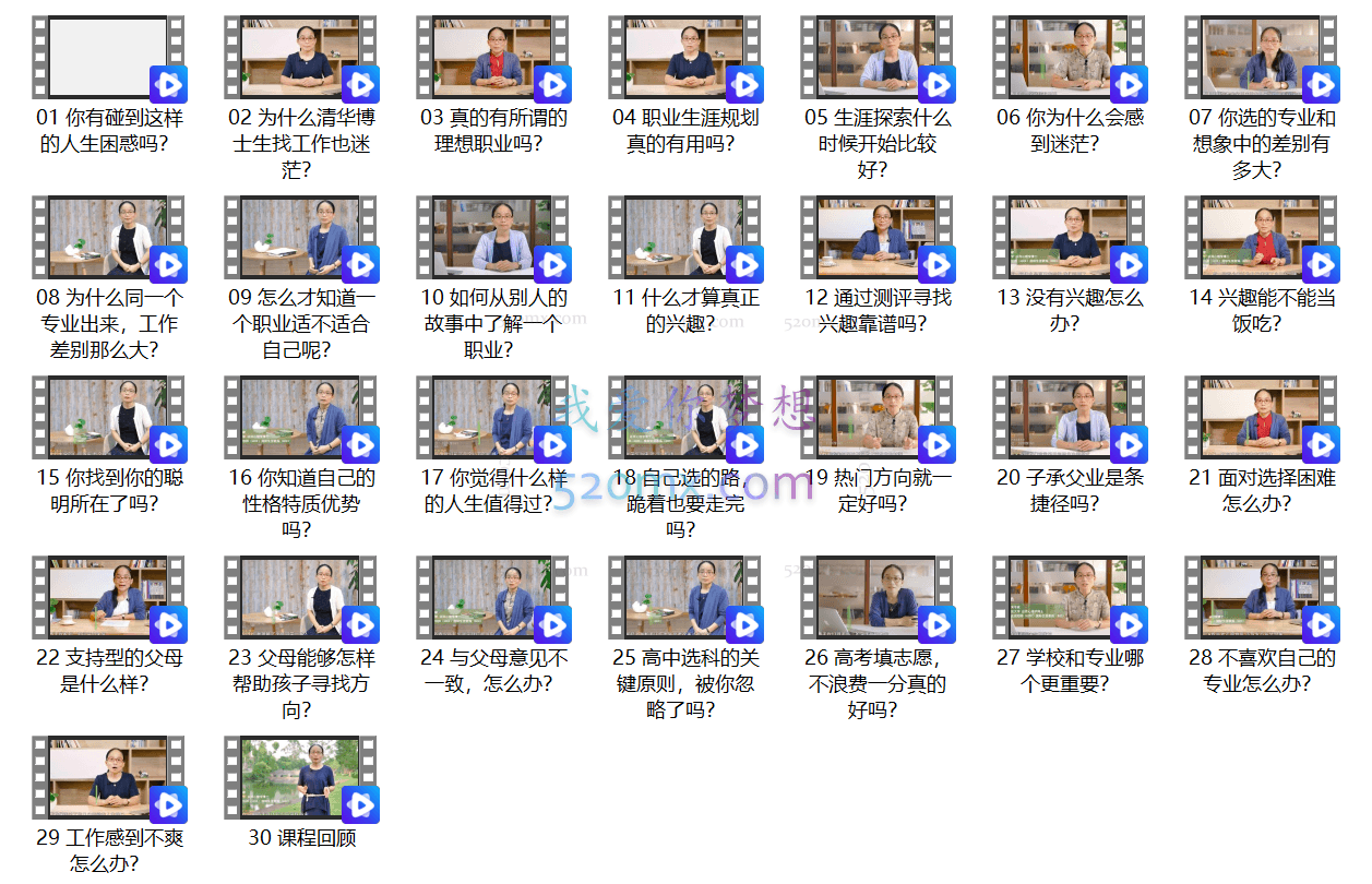 高艳:职业生涯规划30讲,如何找对你的专业和职业方向?