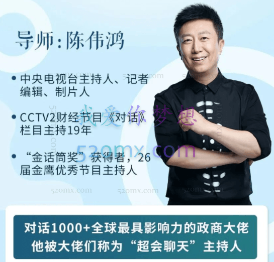 跟大佬学说话陈伟鸿的24堂沟通必修课，做一个会说话的人 音频