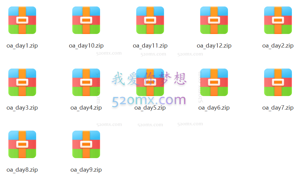 OA办公自动化项目(四套)+CRM客户关系管理项目(两套)